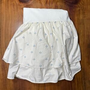 Vintage Laura Ashley Bembridge King Bed Skirt Floral Cotton Full Size HH20